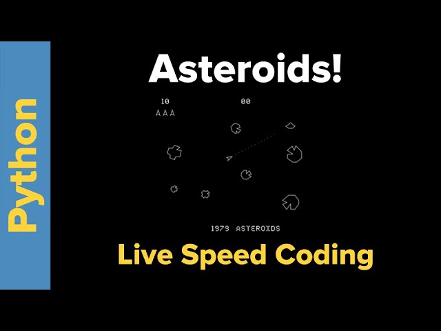 Asteroids: Live Speed Coding