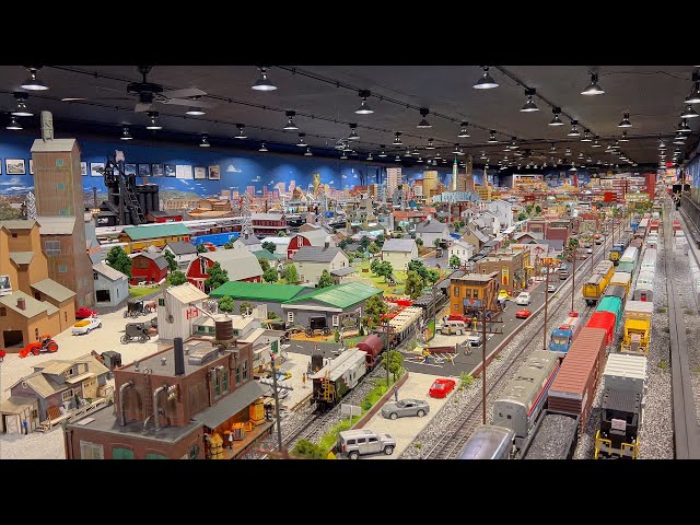 Largest Private O scale Model Railroad Layout in the USA