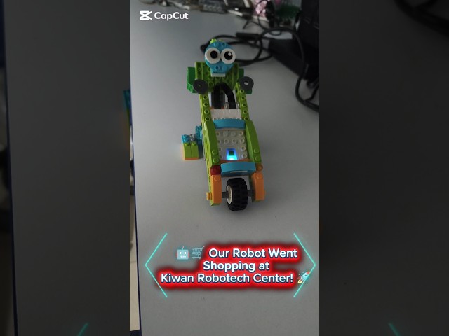 🤖🛒 Our Robot Went Shopping at Kiwan Robotech Center! 🚀