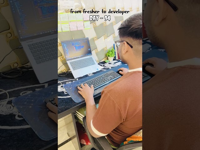 Day-94 from fresher to developer #webdevelopment #coding #project #job #freshers #explore