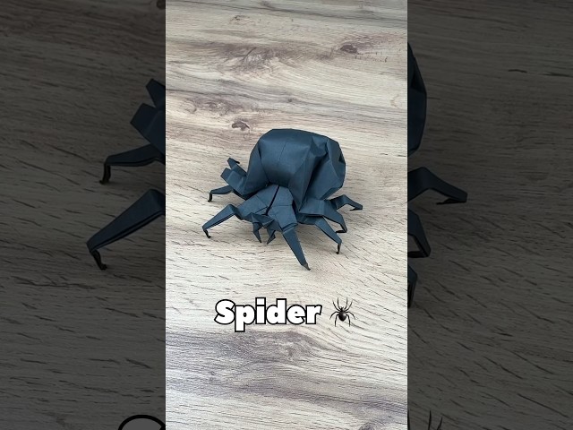 ORIGAMI SPIDER PRO LEVEL TUTORIAL | MAKE A SPIDER MAN FROM PAPER ORIGAMI WORLD TUTORIAL | DIY SPIDER