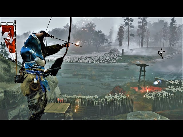 Ghost Of Tsushima PS5 - Samurai & Hunter Class Combat Gameplay | Legends DLC (Solo)