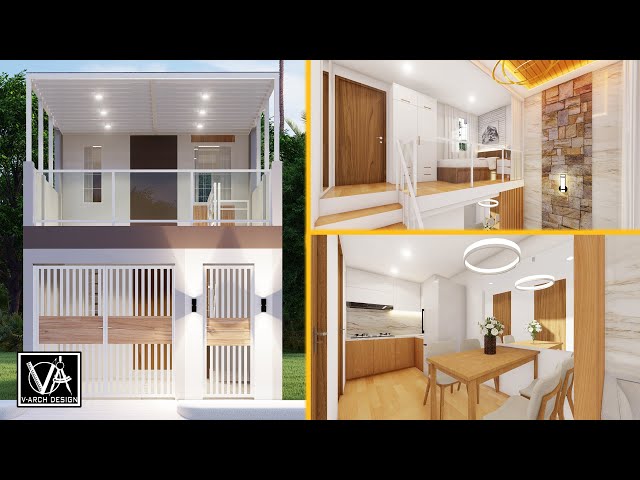 SMALL LOFT TYPE HOUSE DESIGN WITH TERRACE 4X11
