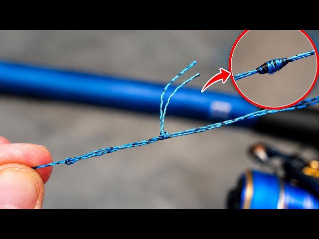 Easy & Strong Knot: How to Connect Fishing Line Together!