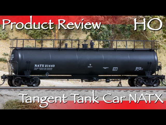 Unusual Tank Car! - Unboxing and Product Review of Tangent's HO Scale 20,500 Gallon Tank Car!