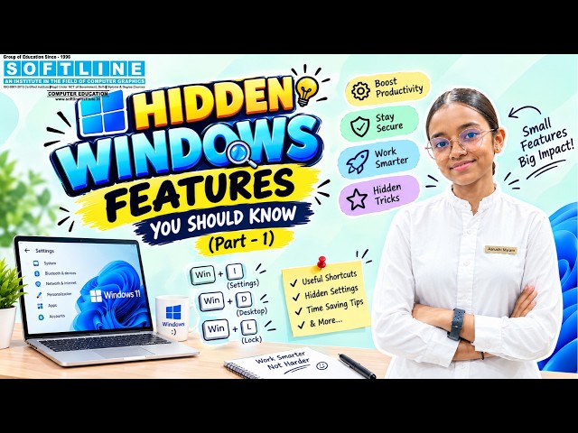 Hidden Windows Features You Should Know | Part 1 | Aarushi Ma'am