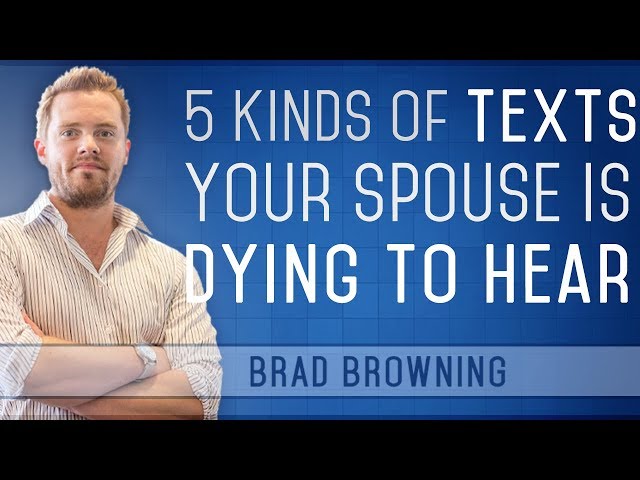 5 Kinds of Texts Your Spouse is DYING to Hear (Text 5 Is CRUCIAL)