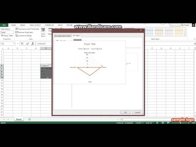 how to make a graph using excel