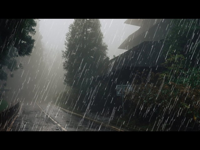 Rain Sounds For Sleeping - 99% Instantly Fall Asleep With Rain And Thunder Sound At Night, Rain 427