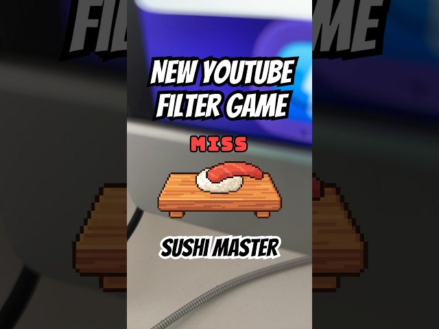 how to use YouTube filters: Sushi Master Game 🍣 #filterchallenge