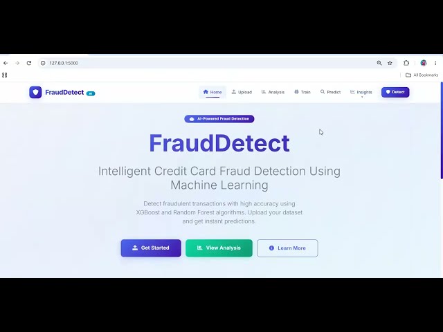 Intelligent Credit Card Fraud Detection Using Machine Learning | Python AI Machine Learning Project