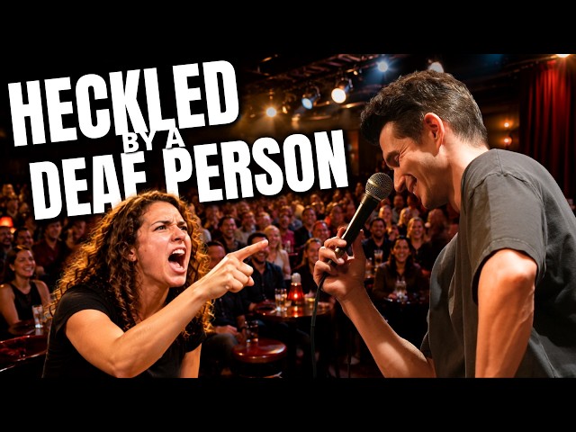 HECKLED BY A DEAF PERSON [Full Crowd Work Show - 22 minutes] - Michael Blaustein