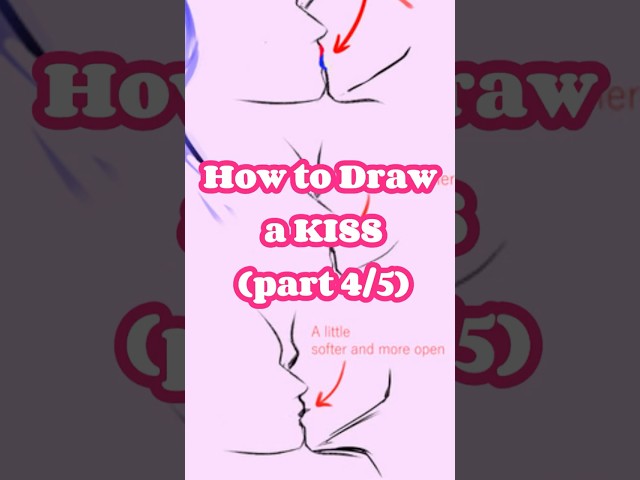 How to Draw a Kiss (Part 4/5) mini tutorial #howtodraw #drawingtutorial