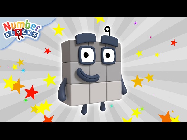 Numberblock Nine is Amazing! Learn to Count for Kids | Numberblocks in English