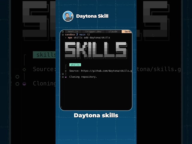 How to build sandboxes for agents with Daytona #ai #coding #daytona #aiskills