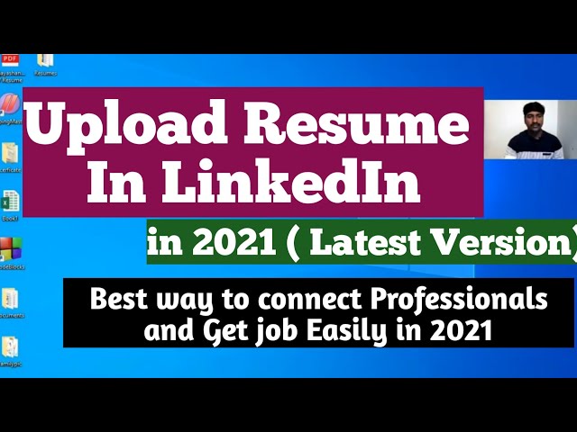 How to upload Resume in LinkedIn 2021[LATEST VERSION] | Add Resume on LinkedIn profile