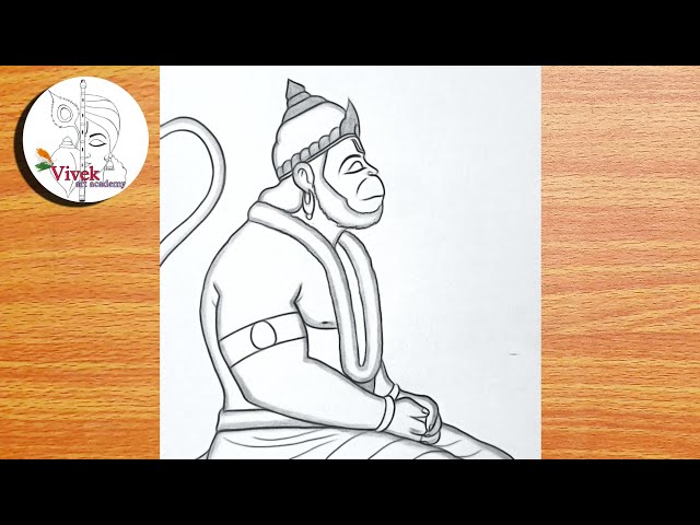 Bajrangbali Pencil Drawing Easy and Beautiful | Easy Drawing | Hanuman Drawing and Shading