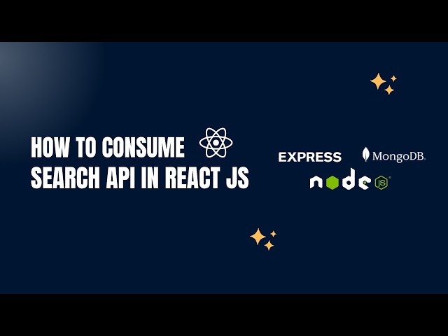 How to Consume SearchAPI in React JS | MERN | MONGO DB | REACT JS | NODE JS | KINFOTECH