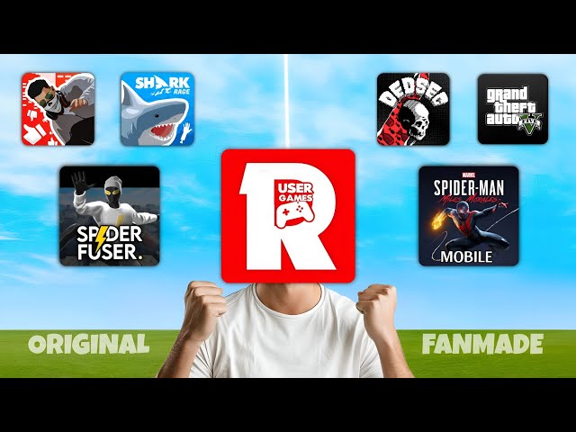 Playing Every R-user Games Ever Made! (SPIDER FUSER)🔥