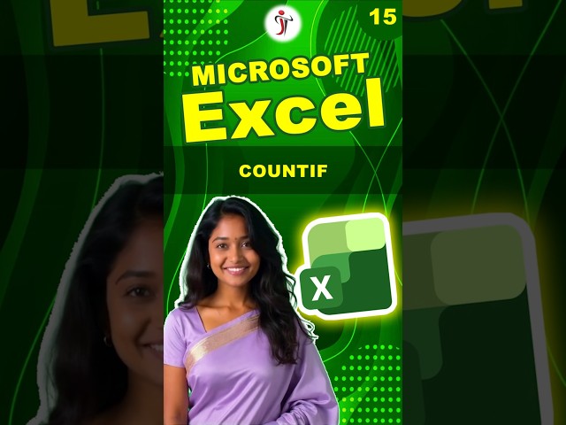 COUNTIF in Excel #excel #exceltips #exceltips #excelformula