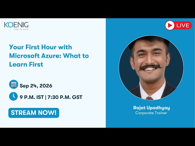 Your First Hour with Microsoft Azure: What to Learn First