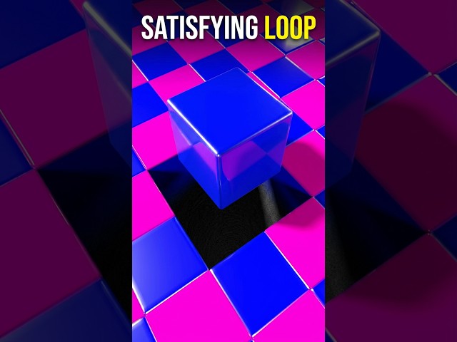 Can You Stop Watching This Loop? #3d #satisfying #animation #shorts