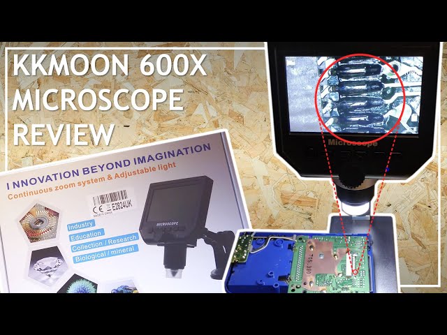 KKMoon 600X Digital Microscope Review Magnifying Screen Soldering