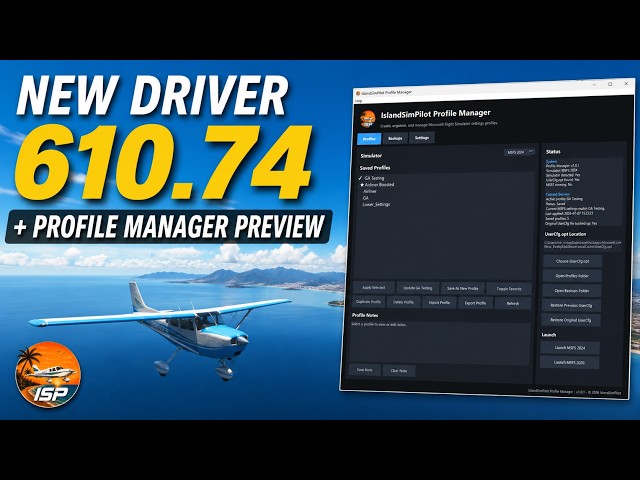 NVIDIA Driver 610.74 Tested + First Look at Profile Manager
