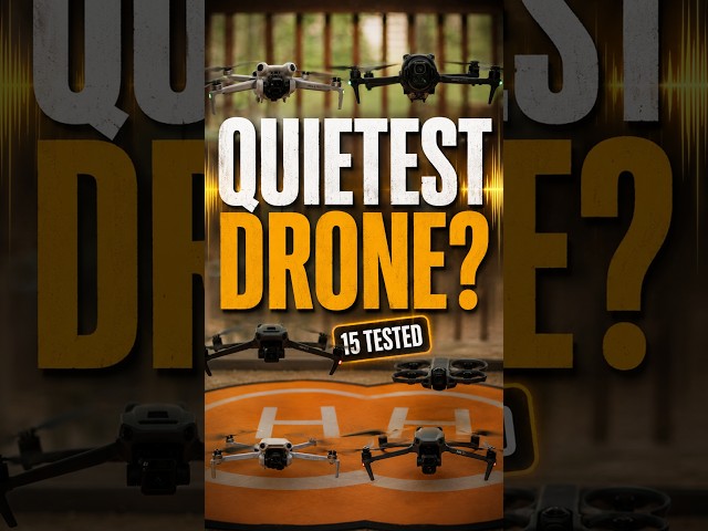 Which Drone Is ACTUALLY The Quietest?