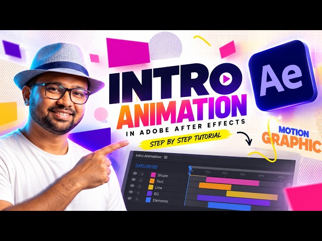 Intro Animation In Adobe After Effects - Motion Graphics Masterclass