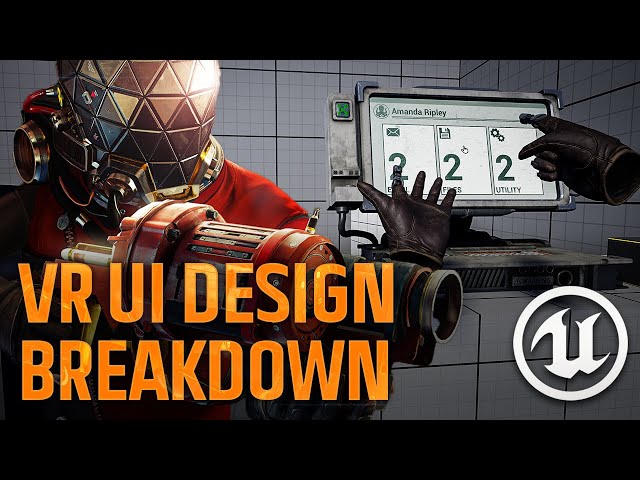 Creating the Computer from PREY (2017) for Virtual Reality in UE5
