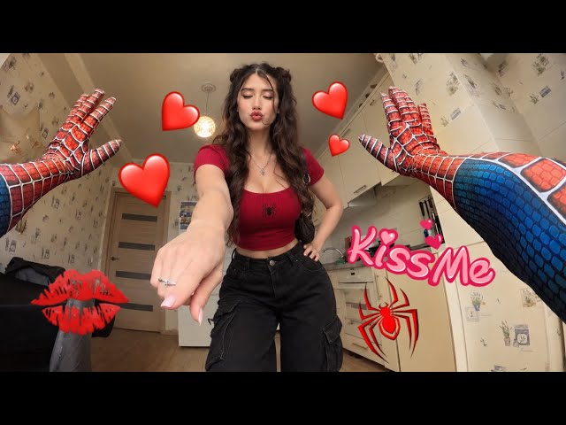 CRAZY GIRL WILL NOT LEAVE SPIDER-MAN ALONE  (POV Love Best) 