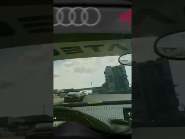 Audi R8 GT3 EVO Nurburgring helmet cam