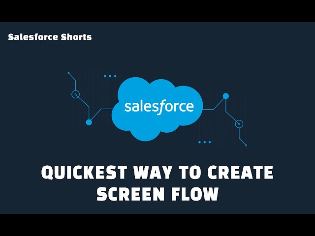 Quick Way to Create Records in Screen Flow| Salesforce