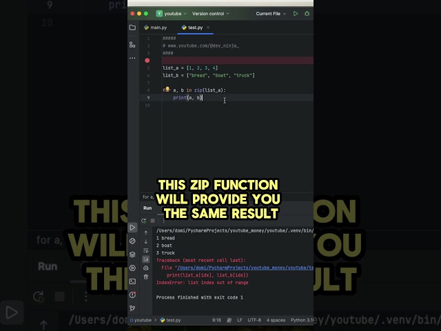 Stop Making This Python Mistake! #PythonShorts #CodingTips