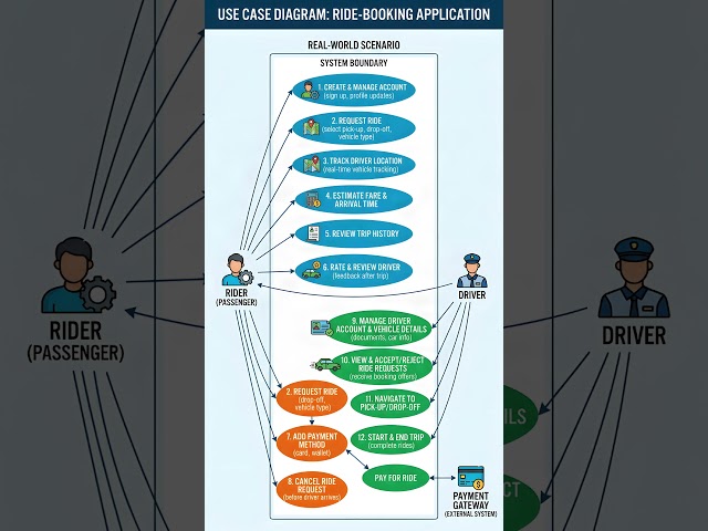 Use Case Modeling: Actors, Scenarios & Diagrams (Software Engineering)