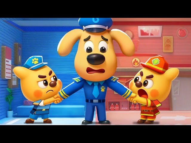 Cardboard World | Learn Occupations | Pretend Play |Preschool Cartoon | Sheriff Labrador