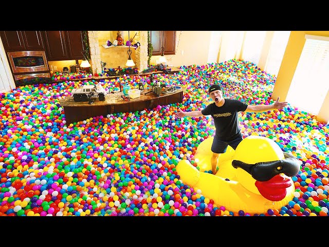 FILLING MY ENTIRE HOUSE WITH PLASTIC BALLS...