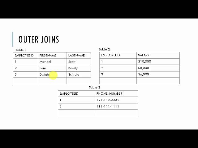 Chapter 7: SQL Joins (1/2)