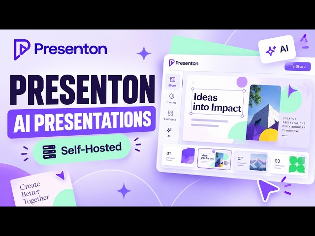 Presenton GitHub Tutorial: Self-Hosted AI Presentations With Presenton