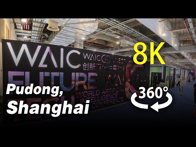 【8K 360°】WAIC 2025: When Algorithms Learned to Hug | Filmed on Insta360 X5