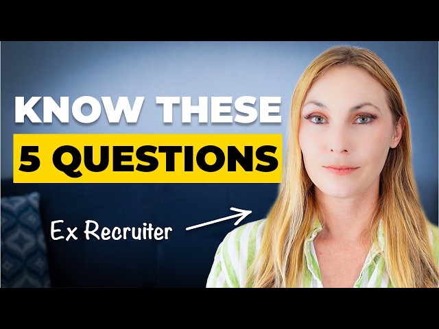 5 Interview Questions Every $150,000+ Job is Asked | Interview Preparation