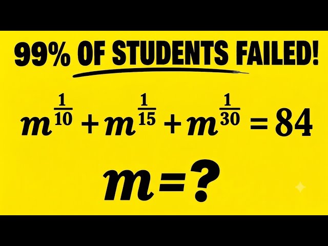 Solving a 'Harvard' University interview exam question 🤯 | x = ?