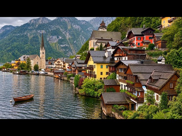 Hallstatt & Zell am See - Relaxing Walk in the Europe’s Most Beautiful Alpine Lakeside Towns