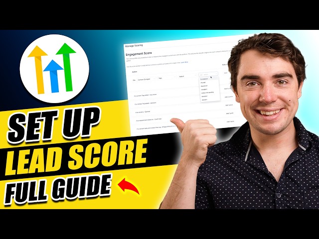 GoHighLevel Lead Scoring Tutorial: Build a Smart CRM Qualification System