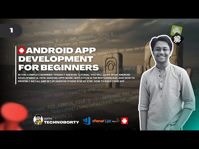 Android App Development for Beginners | Android Studio Setup & First App Tutorial Class 1
