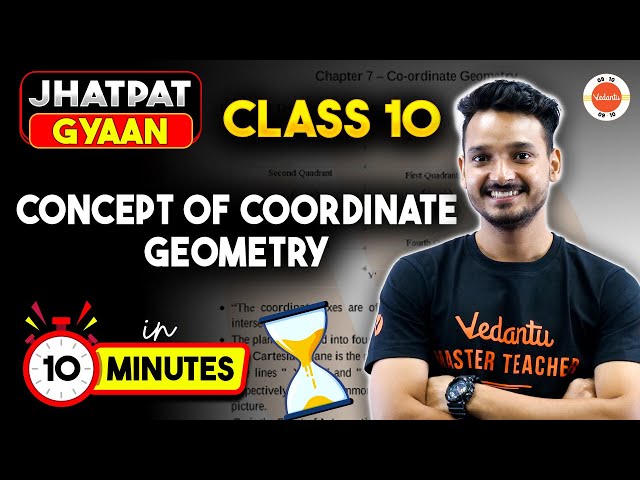 Coordinate Geometry One Shot in 10 Min | Class 10 Math Chapter 7 | Jhatpat Gyaan
