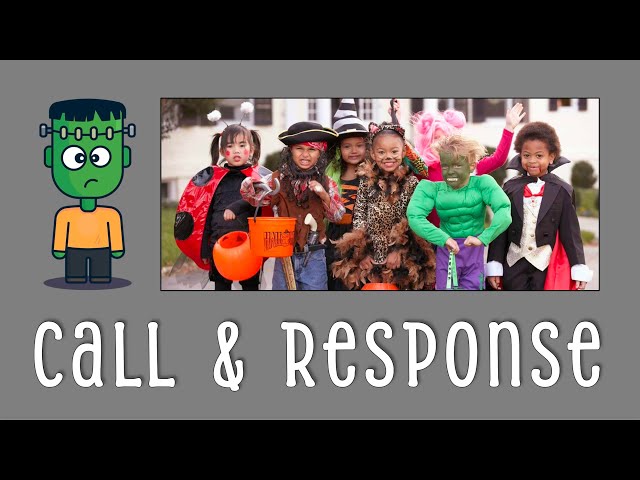 Halloween Call and Response Music Activity for Kids 🎃👻 8th Notes