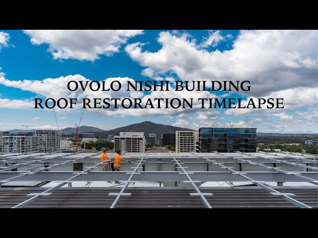 Ovolo Nishi building - Roof restoration timelapse.