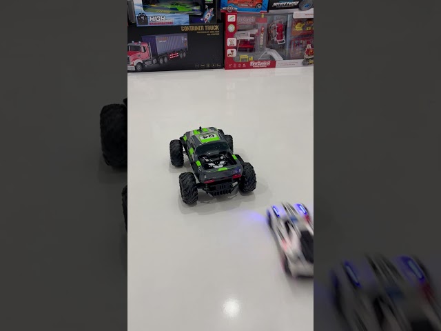 Monster Truck vs Police Car  EPIC RC Battle ASMR Short mp4